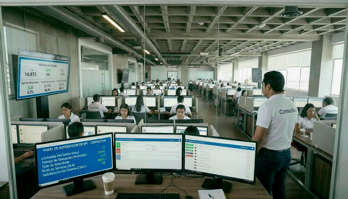 Operación profesional de Contact Center